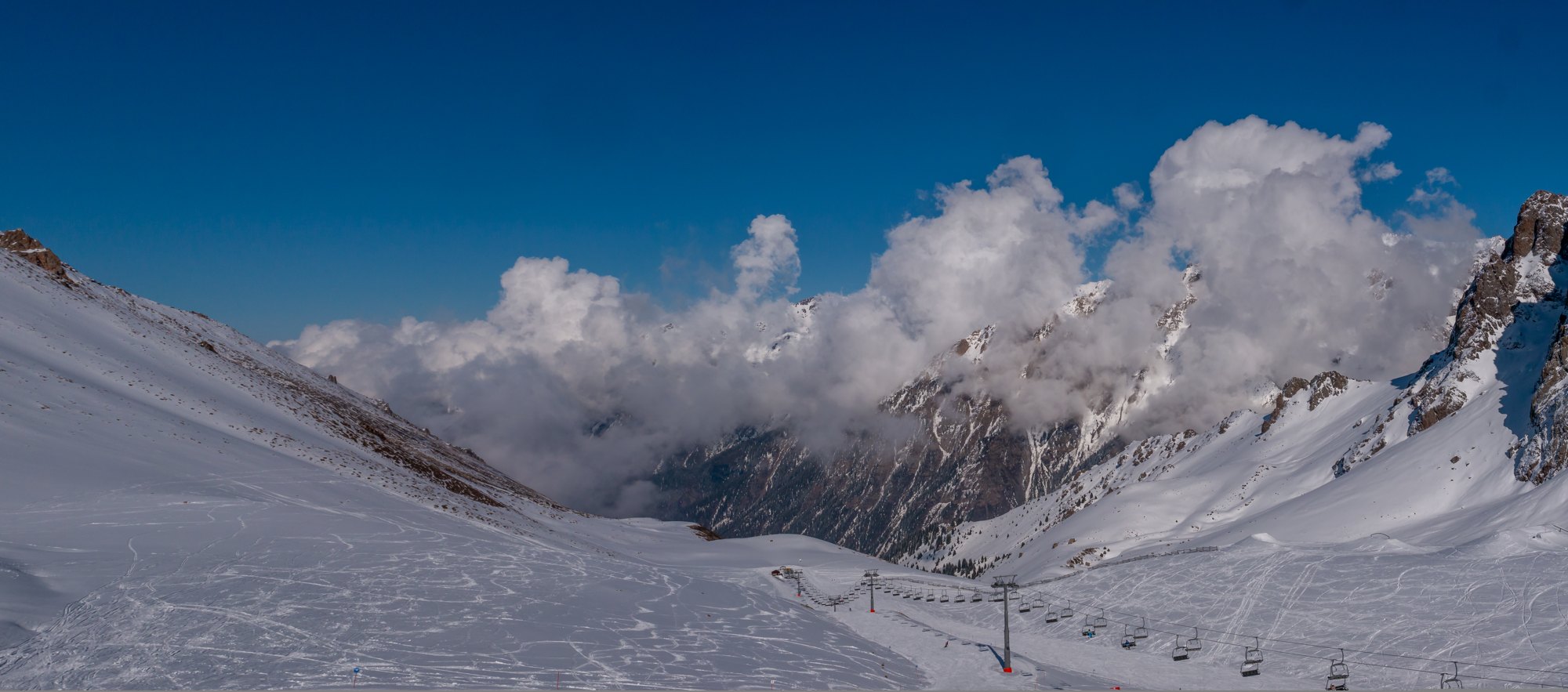 Mountain scenery near Almaty